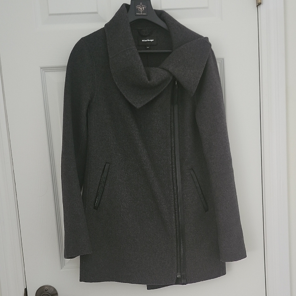 Gray Women's Trench Coat